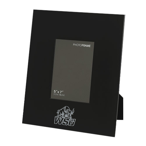 Black Metal 5 x 7 Photo Frame-Official Logo Engraved