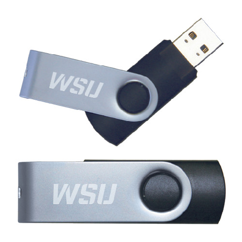 USB Black Mini Pen Drive 8G-WSU Engraved