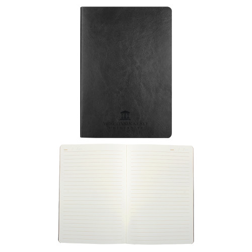 Fabrizio Black Soft Cover Journal-University Mark Engraved