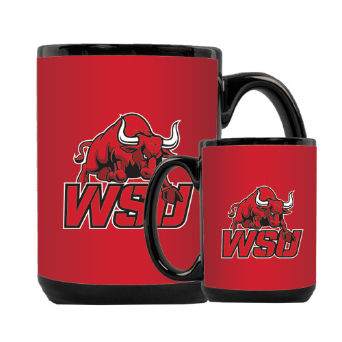 Full Color Black Mug 15oz-Official Logo