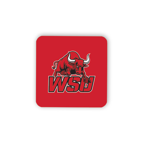 Hardboard Coaster w/Cork Backing 4/set-Official Logo