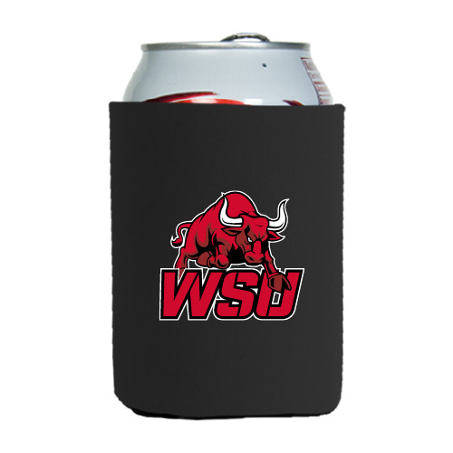Neoprene Black Can Holder-Official Logo