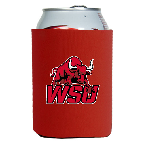 Neoprene Red Can Holder-Official Logo