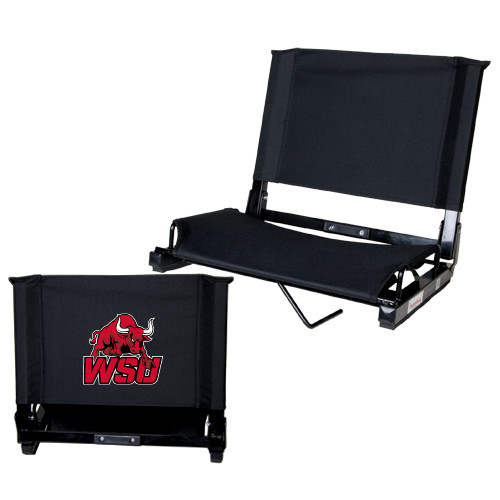 Stadium Chair Black-Official Logo