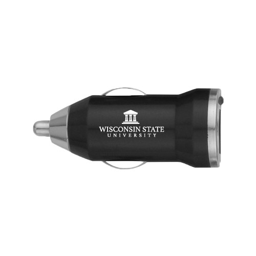 On the Go Black Car Charger-University Mark