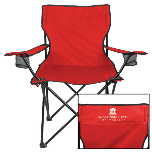 Deluxe Red Captains Chair-University Mark