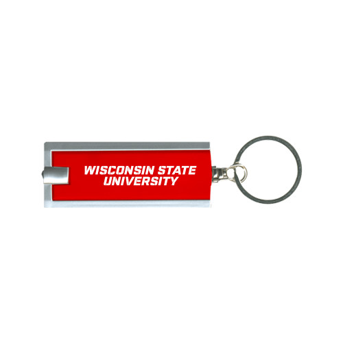 Turbo Red Flashlight Key Holder-Athletic Wordmark