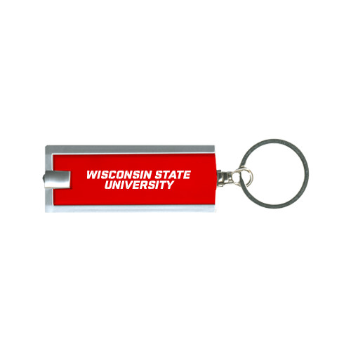 Turbo Red Flashlight Key Holder-University Wordmark