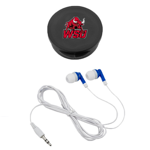 Ear Buds in Black Case-Official Logo