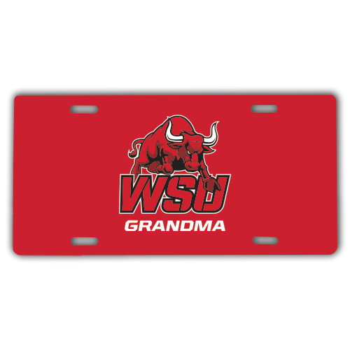 License Plate-Grandma