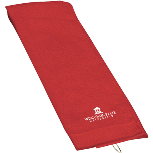 Red Golf Towel-University Mark