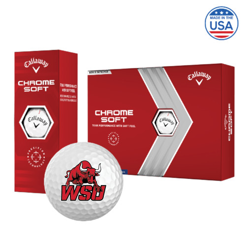 Callaway Chrome Soft Golf Balls 12/pkg-Official Logo