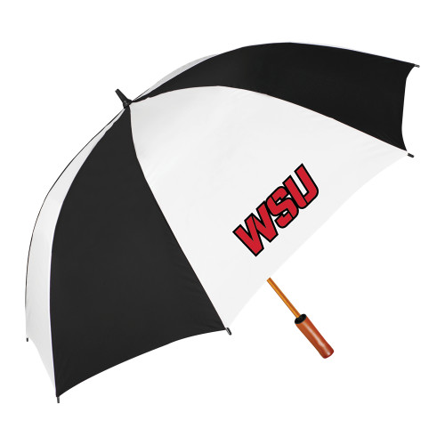 64 Inch Black/White Umbrella-WSU