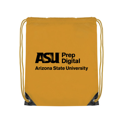  Gold Drawstring Backpack - ASU Prep Digital