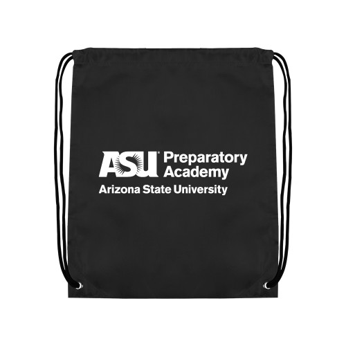  Black Drawstring Backpack - ASU Preparatory Academy