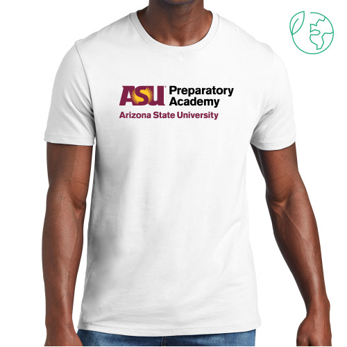  Allmade White Organic Cotton Tee - ASU Preparatory Academy
