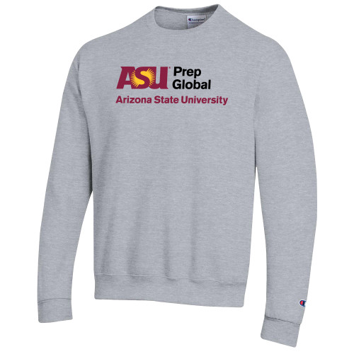  Champion Heather Grey Fleece Crew - ASU Prep Global