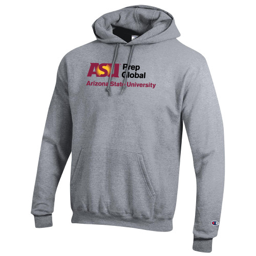  Champion Heather Grey Fleece Hoodie - ASU Prep Global