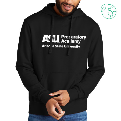  Allmade Black Organic French Terry Pullover Hoodie - ASU Preparatory Academy