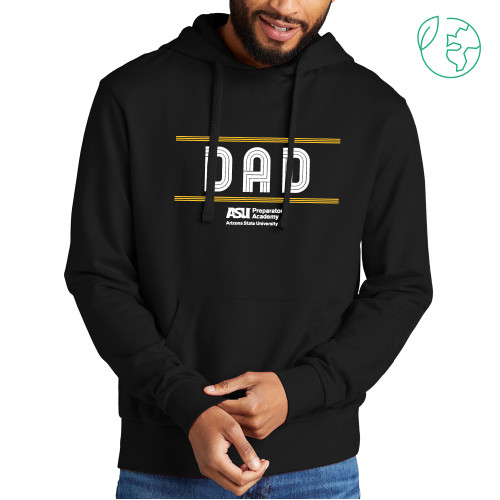  Allmade Black Organic French Terry Pullover Hoodie - ASU Preparatory Academy Dad