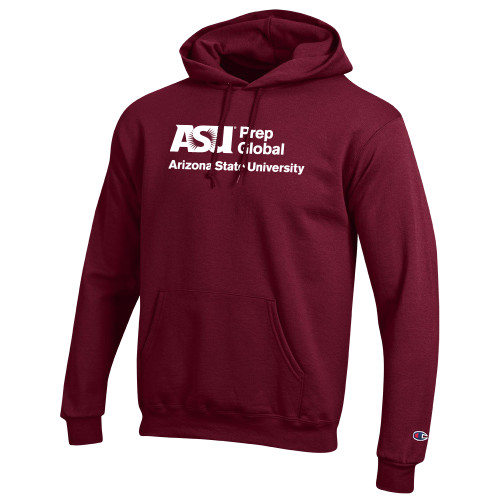  Champion Maroon Fleece Hoodie - ASU Prep Global