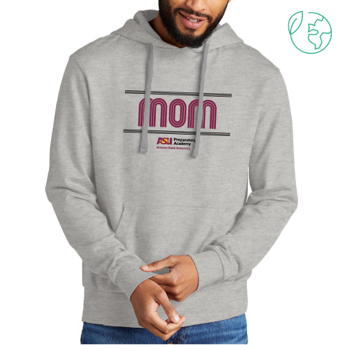  Allmade Light Grey Organic French Terry Pullover Hoodie - ASU Preparatory Academy Mom