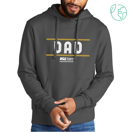  Allmade Dark Grey Organic French Terry Pullover Hoodie - ASU Preparatory Academy Dad