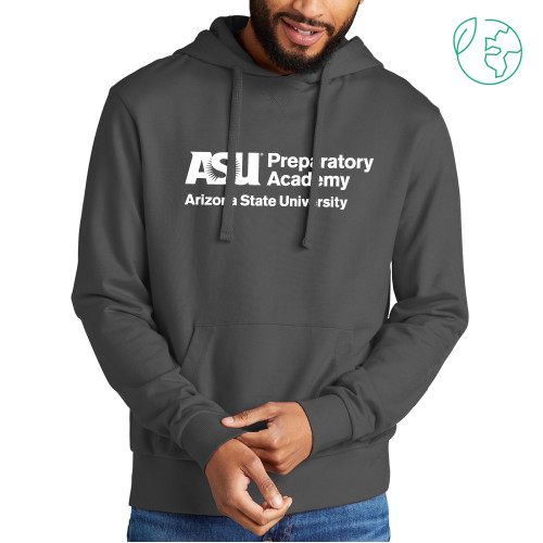  Allmade Dark Grey Organic French Terry Pullover Hoodie - ASU Preparatory Academy