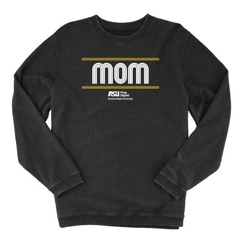  Boxercraft Womens Black Corded Crew - ASU Prep Digital Mom