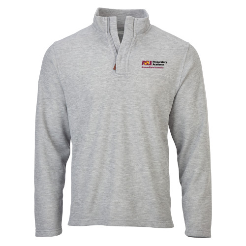 VOID ASU Prep Boxercraft Oxford Grey Heather Sullivan 1/4 Zip