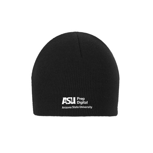  Black Knit Beanie - ASU Prep Digital