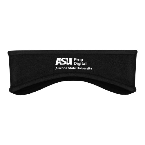  Black Stretch Fleece Headband - ASU Prep Digital