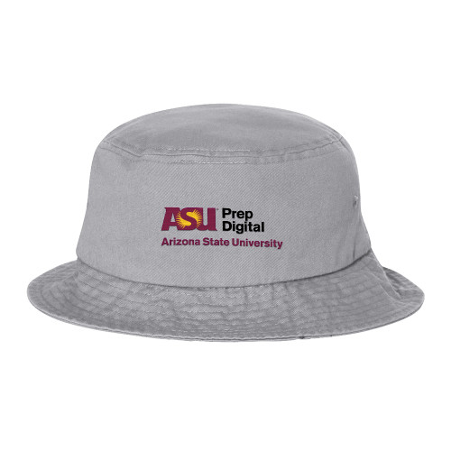  Sportsman Grey Bucket Hat - ASU Prep Digital