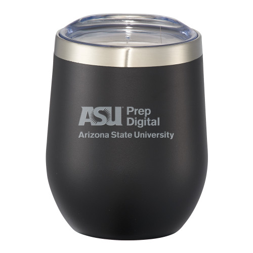  Corzo Vacuum Insulated Black Cup 12oz - ASU Prep Digital Engraved