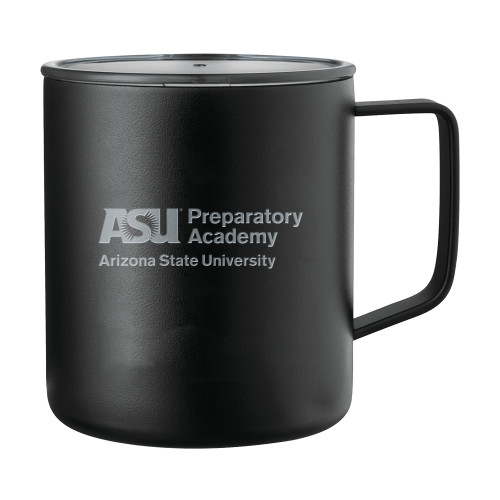  Rover Camp Vacuum Insulated Black Mug 14oz - ASU Preparatory Academy Engraved