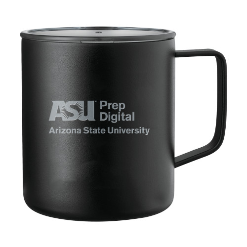  Rover Camp Vacuum Insulated Black Mug 14oz - ASU Prep Digital Engraved