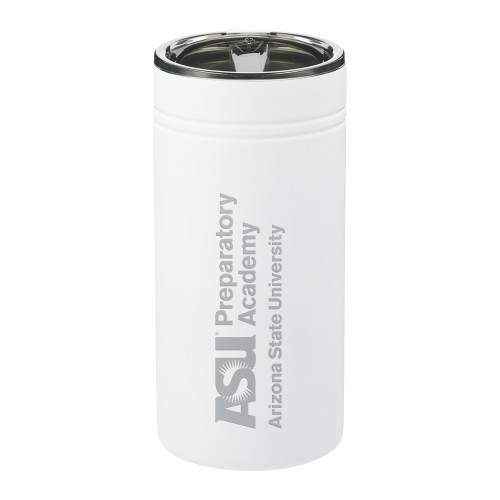  Sherpa Vacuum White Tumbler & Insulator 12oz - ASU Preparatory Academy Engraved