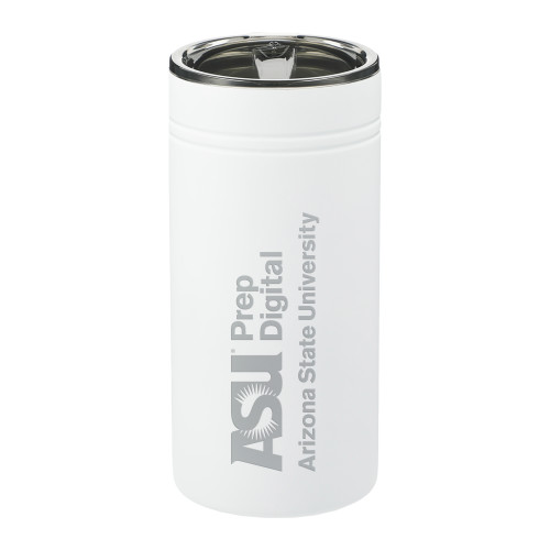  Sherpa Vacuum White Tumbler & Insulator 12oz - ASU Prep Digital Engraved