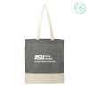 Thumbnail image for  Split Recycled Black Cotton Twill Convention Tote