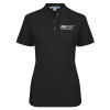 Thumbnail image for  Womens Silk Touch Black Pique Polo