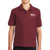 Thumbnail image for  Youth Maroon Silk Touch Polo