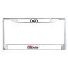 Thumbnail image for  Dad Metal License Plate Frame in Chrome