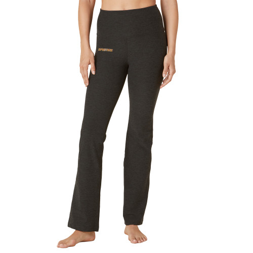  Beyond Yoga Women Darkest Night Spacedye High Waisted Practice Pant  - Spartans Word Mark - Beyond Yoga