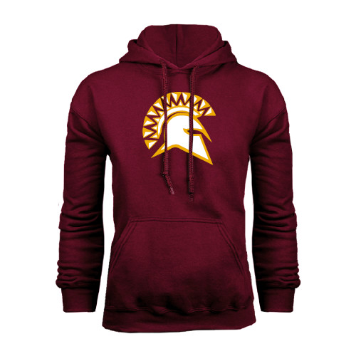  Maroon Fleece Hoodie - Official Logo
