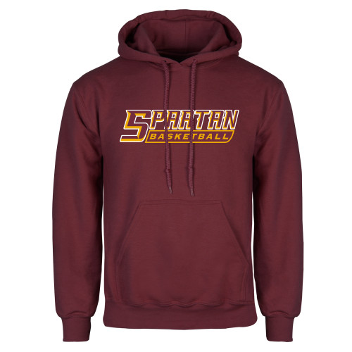  Maroon Fleece Hoodie - Basketball