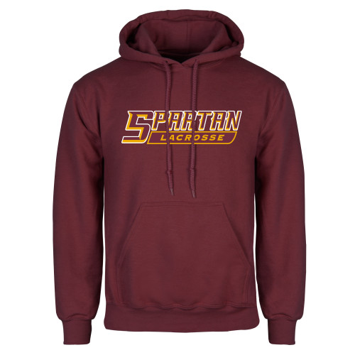  Maroon Fleece Hoodie - Lacrosse