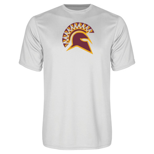  White Performance Tee - Official Logo