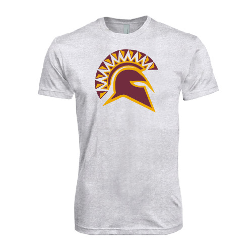  Next Level Heather White Triblend Tee - Official Logo