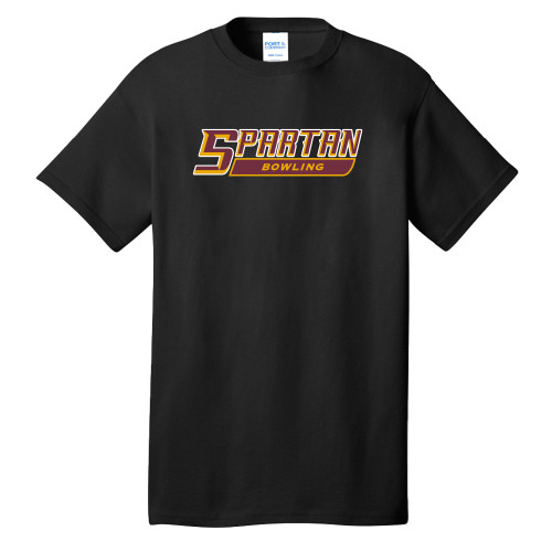  Extended Black T Shirt - Bowling - Spartans