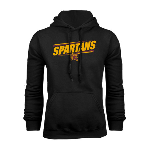  Black Fleece Hoodie - Spartans Angled